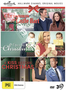 Hallmark Christmas Collection 25 | Christmas at Castle Hart / Open by Christmas / A Kiss Before Christmas  |   DVD